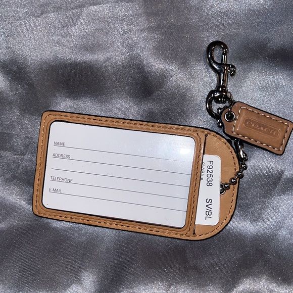 🔵COACH LUGGAGE TAG - Picture 3 of 3